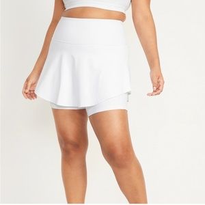 NWT Old Navy extra high waisted power soft pleaded skort 3X